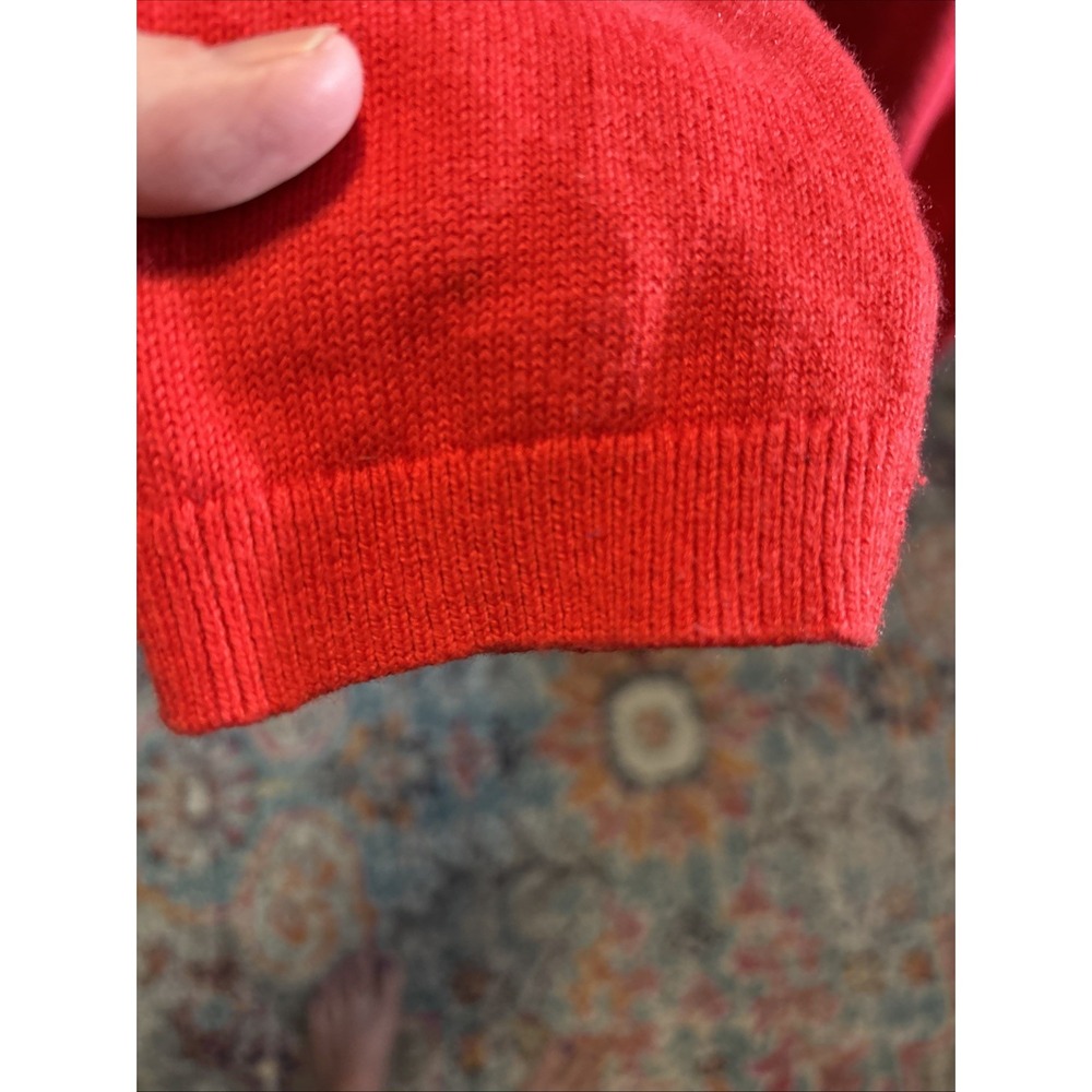 Talbots Red Tunic Sweater Sz Large. Holidays. Be Comfortable Look Festive!‎ - Picture 3 of 7